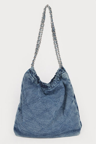 *BACK IN STOCK* Denim Chain Bag