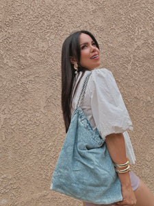 *BACK IN STOCK* Denim Chain Bag