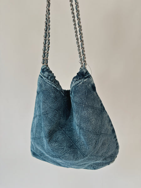 *BACK IN STOCK* Denim Chain Bag